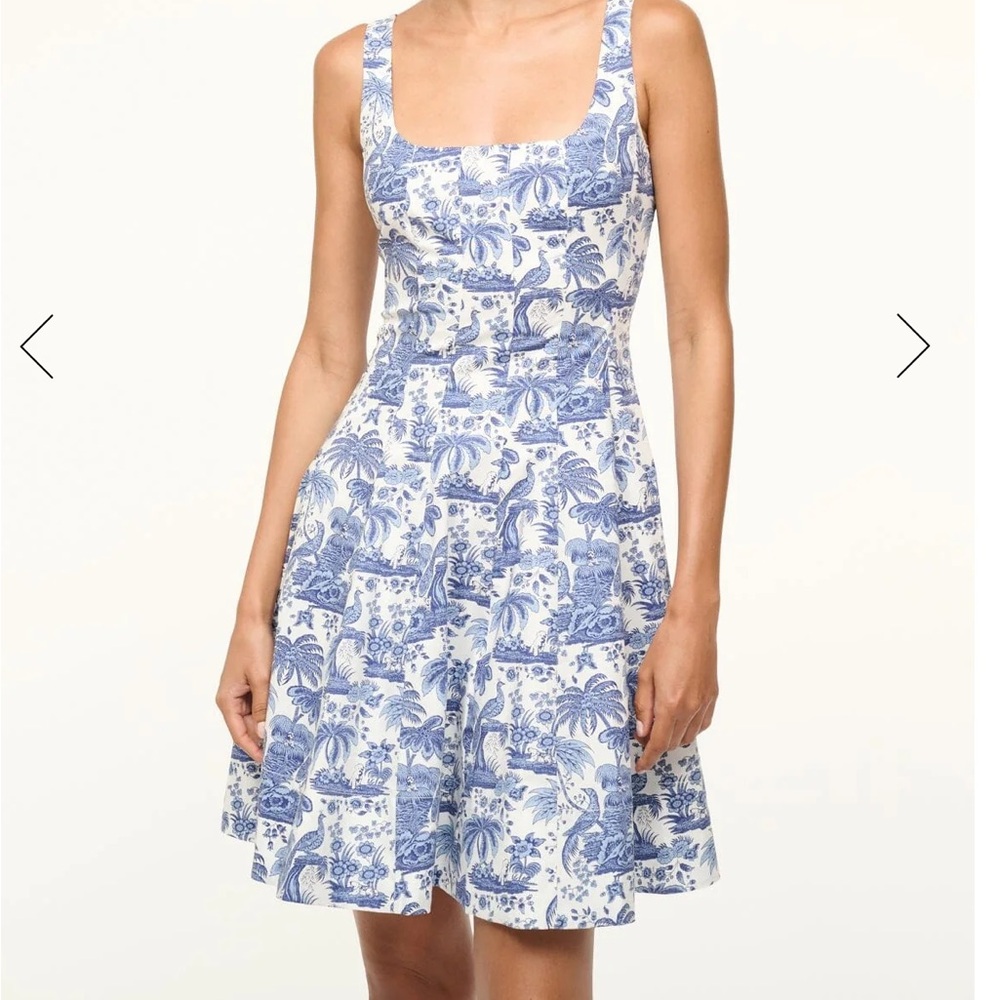 STAUD cotton etoile dress